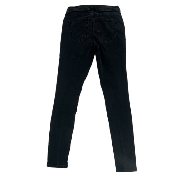 Old Navy Black Super Skinny Mid Rise Wow Jeans Size 2 Women's - Picture 3 of 6
